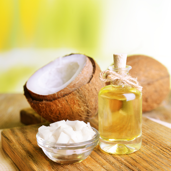 Coconut oil and olive oil